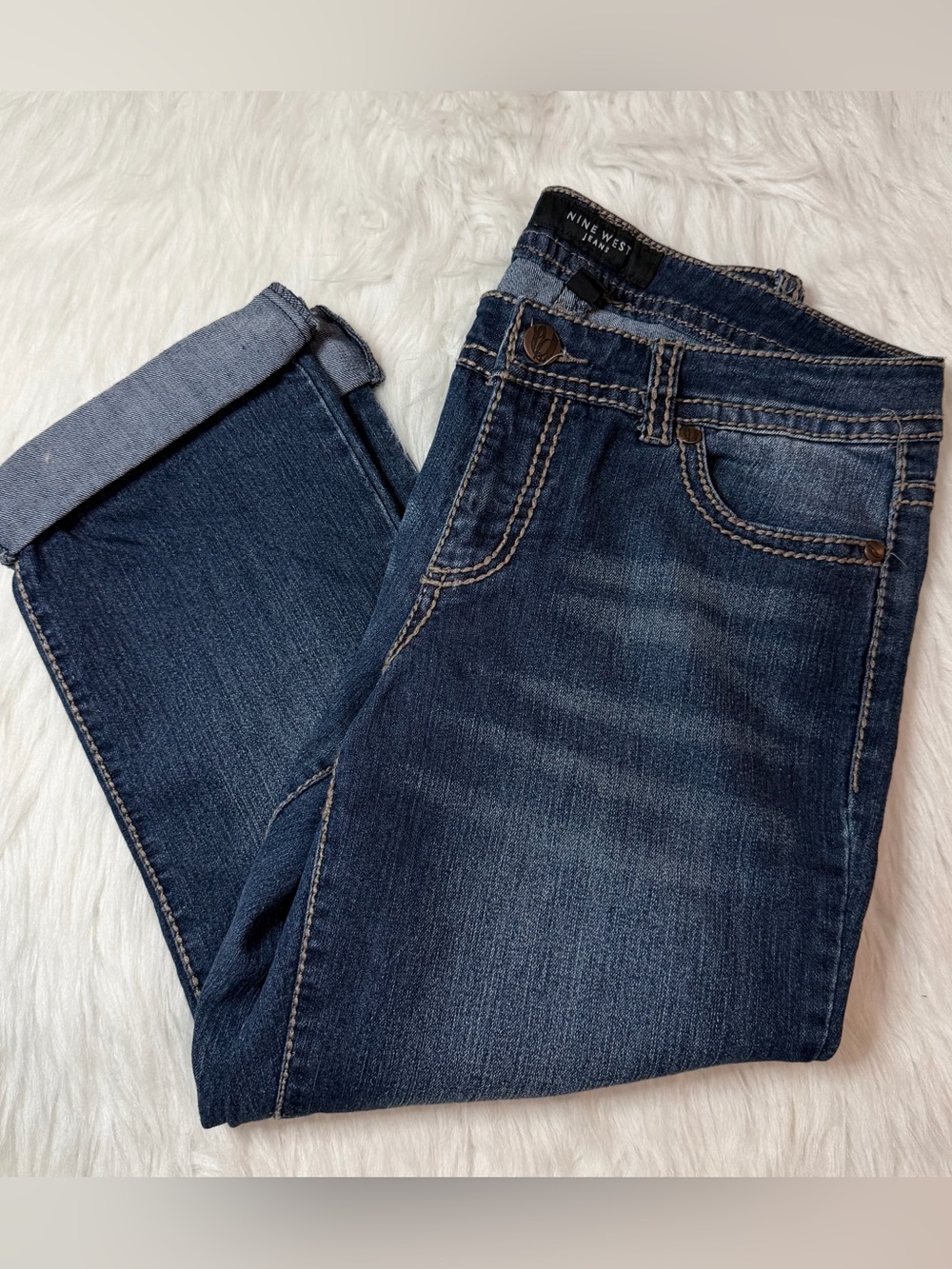 Nine West Bedazzled Pocket Capris